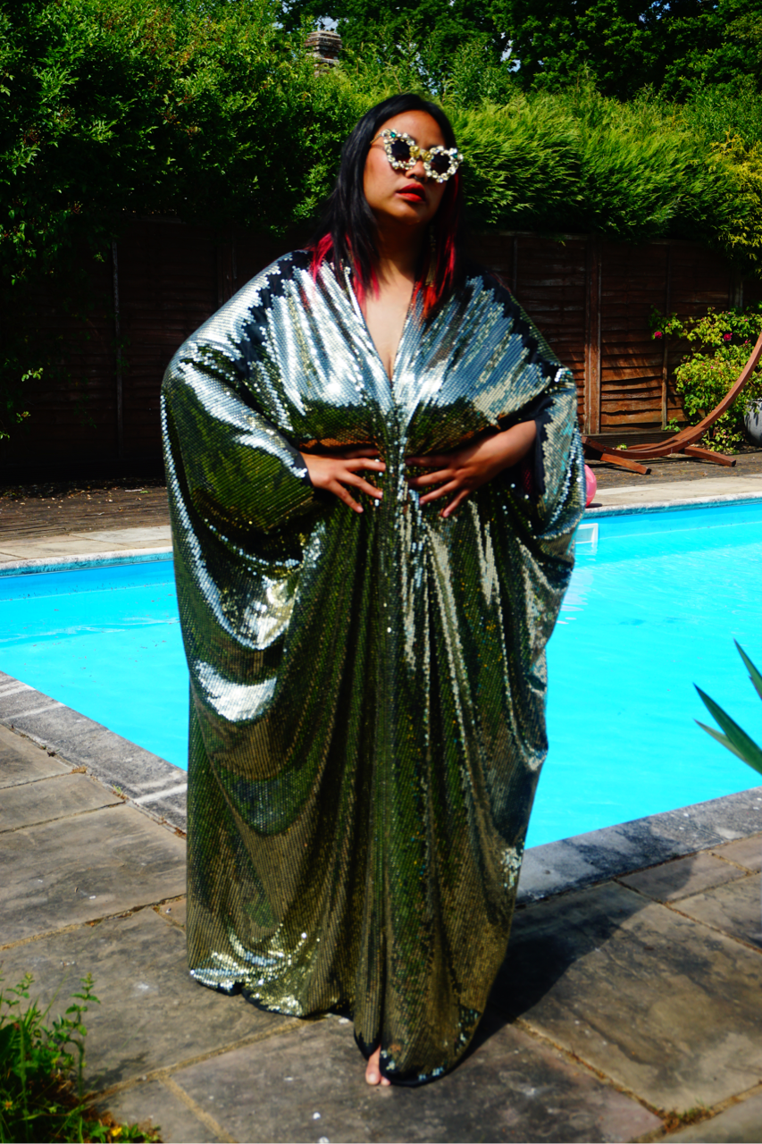 Studio 54 2025 gold dress