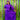 Sparkles Tinsel Hair Maxi Kaftan Party Dress Purple