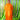 Sparkles Tinsel Hair Maxi Kaftan Party Dress Orange