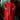 Tinsel Tassel Red Maxi Kaftan Dress