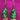 Green and gold bejewelled tassle Earrings