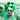 Handmade Tulle Green Pom Pom Headdress