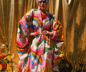 Here Comes the Sun Psychedelic Cotton Kaftan