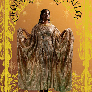 •F• Label Elizabeth Taylor / Cleopatra | Gold Embellished Sequin Kaftan