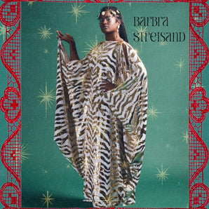 •F• Label Barbra Streisand| Gold Zebra Sequin Kaftan