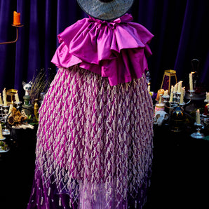 •F• Label Amethyst Veil Cape