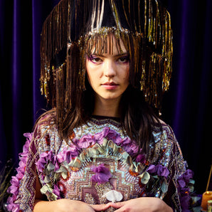 •F• Label Bloom Relic Headpiece