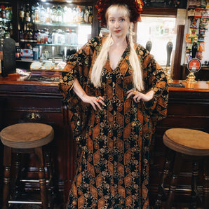 Beautiful velvet lace with sequins and pattered crochet lace - Deep green Brown Diamonds