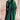 Green jewelled devoré open Kimono Robe