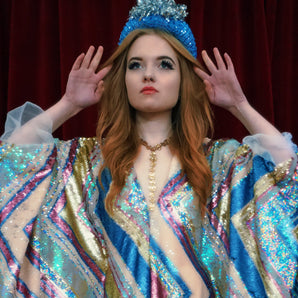 Disco Starburst Sequin Crown