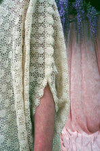 Load image into Gallery viewer, Bohemian Crochet 70s style Kaftan Dress
