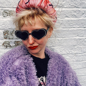 Heartbreaker Pink Psychedelic Floral and Geometric Opulence Crown