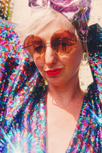 Load image into Gallery viewer, PRIDE Dazzling Sequin Rainbow Kaftan Gown / Kimono Robe

