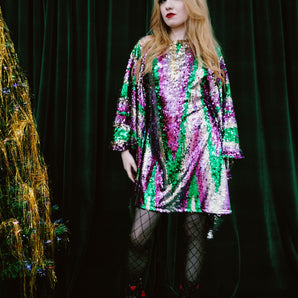 Ziggys Peppermints Disco Mini Kaftan