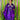 Flip Sequins V-neck Kaftan Party Frock. Super Sparkles! Purple and Holographic Silver