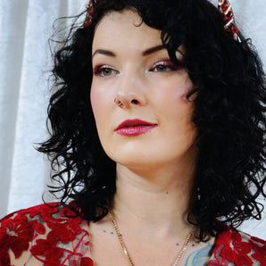 Beaded Halo Headpiece