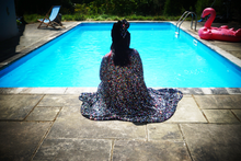 Load image into Gallery viewer, Multicoloured Sparkle Sequin Kaftan Gown / Kimono Robe
