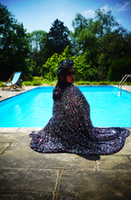 Load image into Gallery viewer, Multicoloured Sparkle Sequin Kaftan Gown / Kimono Robe
