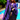 Luxury Purple Sparkle Holographic Sequin Kaftan Gown / Kimono Robe