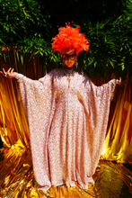 Load image into Gallery viewer, Hundreds and Thousands sequin Kaftan Maxi Gown...
