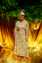 Load image into Gallery viewer, Cherries Jersey Stretch Kaftan Dress
