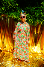 Load image into Gallery viewer, Cherries Jersey Stretch Kaftan Dress
