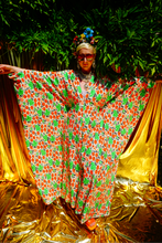 Load image into Gallery viewer, Cherries Jersey Stretch Kaftan Dress
