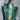 Pistachio Green Velvet Kimono Open Robe