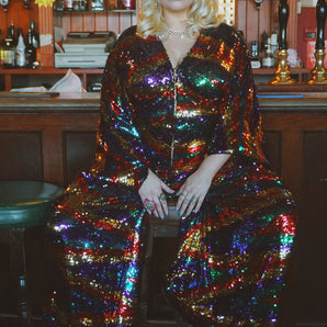 Green, Red, Purple and Gold Ziggy Jumpsuit *INTRODUCTORY PRICE*