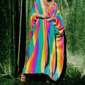 Snuggle Robe - Ultra soft Cuddle fleece - Rainbow