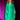 Green Plissè V-neck Kaftan Gown