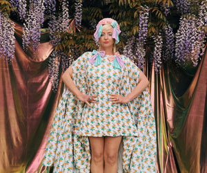 Vintage Bloom Reworked Mini Dress