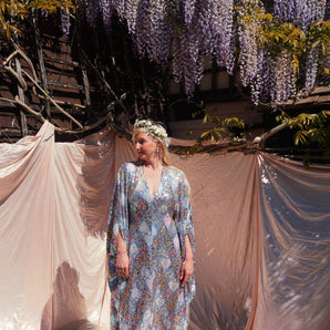 Moonheart Luxe Sequin V-Neck Kaftan