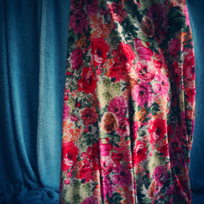 Floral Rose, English Country Garden Kaftan Gown