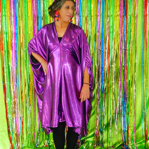 Liquid Purple Studio 54 Midi Kaftan Dress