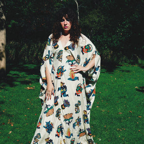 This Mischief Makers Viscose V-Neck Kaftan