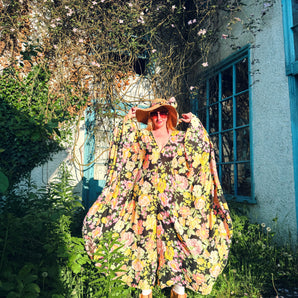 Summer Breeze Floral Lightweight Jumpsuit / Kaftan