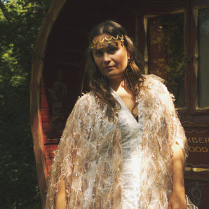 The Golden Diviner Sequin Kimono Robe