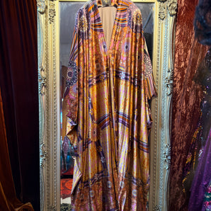 Marrakech Sunset V-Neck Kaftan