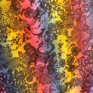 The Love Parade Rainbow V-Neck Kaftan
