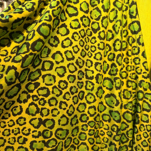 Acid Leopard Print V-Neck Kaftan