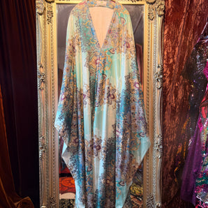 The Azure Palace V-Neck Kaftan