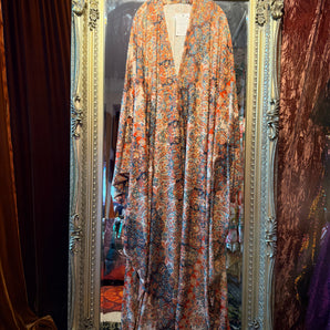 Caravan Paisley V-Neck Kaftan