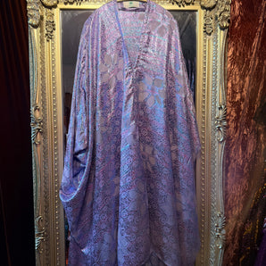 Moonflower Holographic V-Neck Kaftan