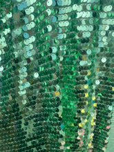 Load image into Gallery viewer, Mint Green Sequin Kaftan Gown / Kimono Robe

