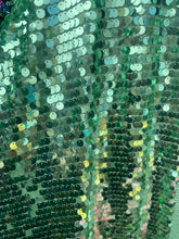 Load image into Gallery viewer, Mint Green Sequin Kaftan Gown / Kimono Robe
