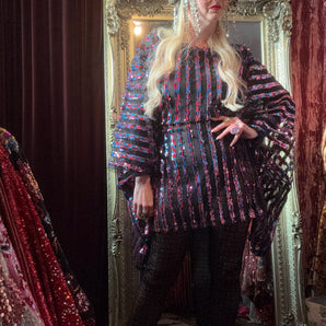 XMAS 25 OFF THE RAILS - BLUE AND RED STRIPE MINI