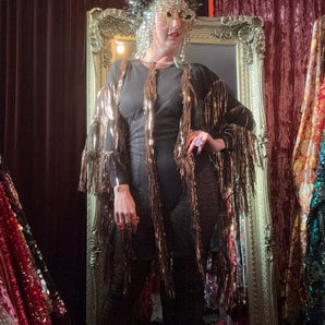 XMAS 25 OFF THE RAILS - GILDED HEX VERTICAL SEQUINS MINI