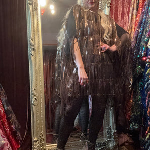 XMAS 25 OFF THE RAILS - GILDED HEX slash neck MINI