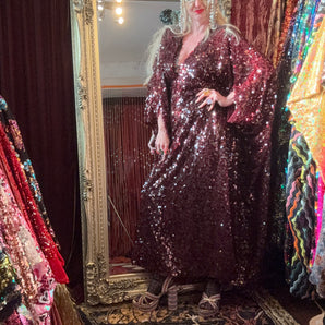 XMAS 25 OFF THE RAILS -  scarlet sequins